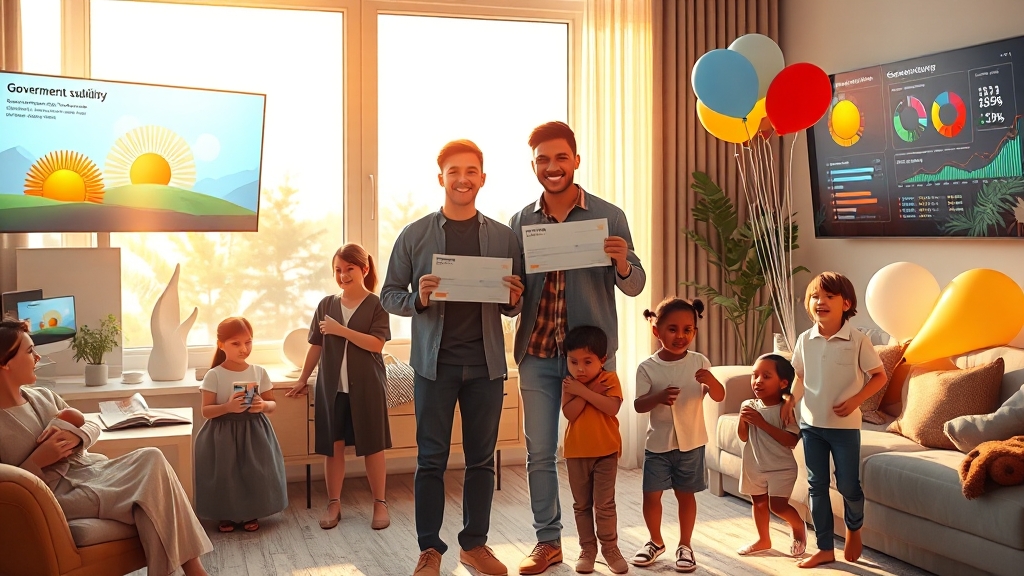 2025년 정부지원금 개요 (realistic 스타일)