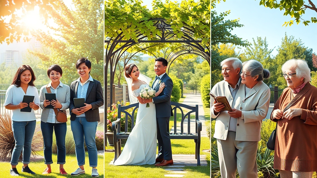 생애주기별 정부 지원 (realistic 스타일)