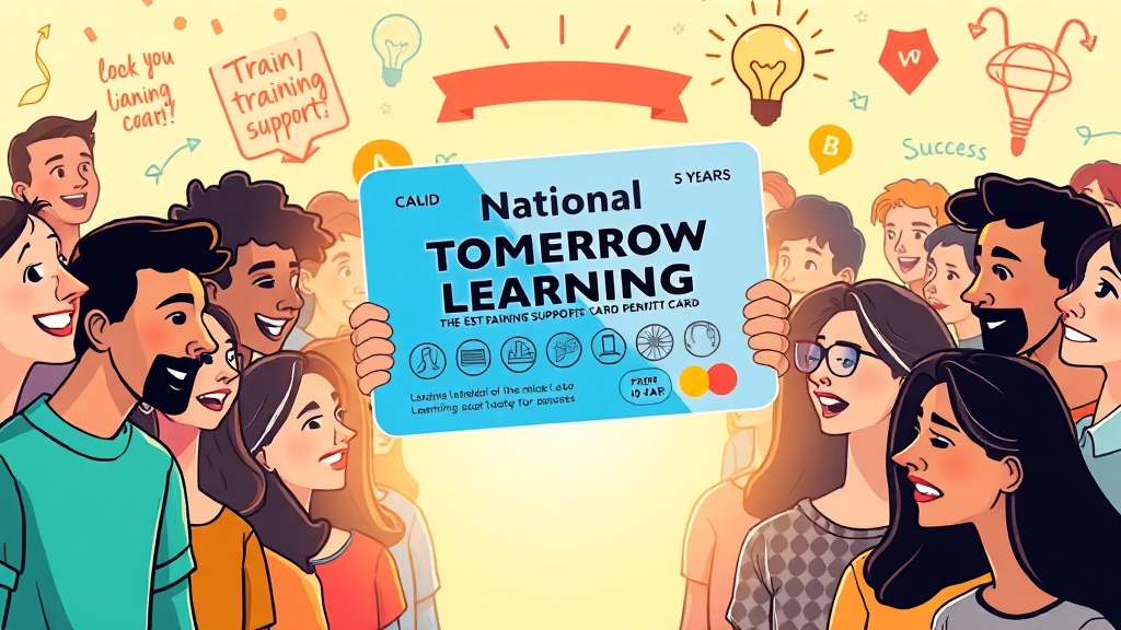 국민내일배움카드 개요 (cartoon 스타일)