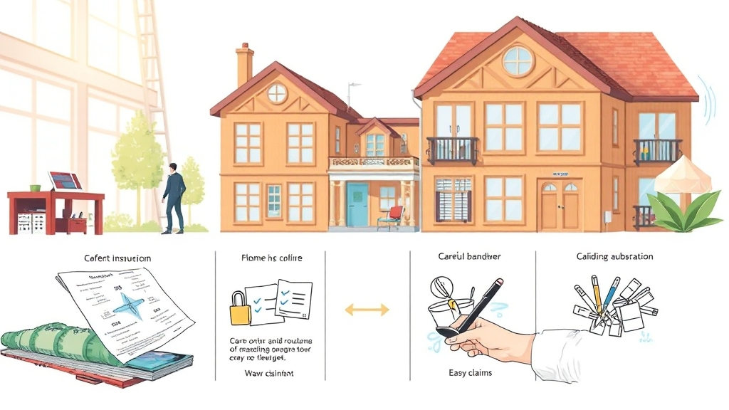 가입부터 보험금 청구까지 (realistic 스타일)