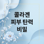 피부 탄력 UP! 콜라겐 | 효능부터 섭취 방법, 후기까지