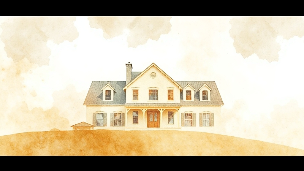 부동산 매도용, 왜 중요할까요? (watercolor 스타일)