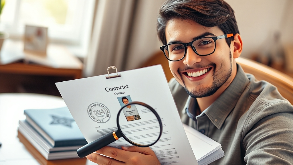 인감증명서 발급 절차 안내 (realistic 스타일)