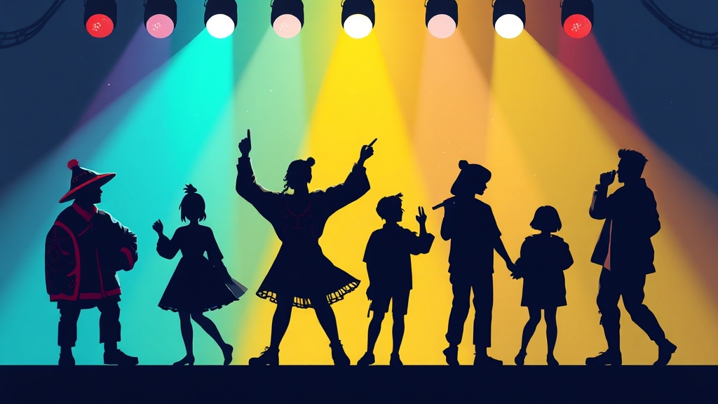 2025년 출연 가수 라인업 (illustration 스타일)