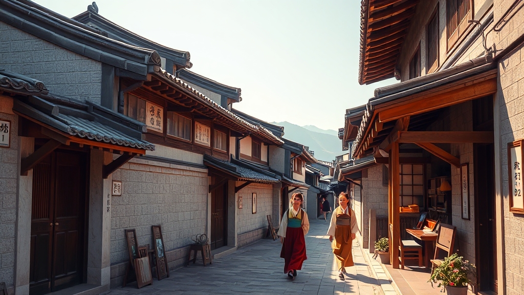 전주 한옥마을 필수 코스: 인생샷 명소, 맛집, 한복 대여, 주차 꿀팁 총정리 2 한옥마을, 매력적인 이유 (realistic 스타일)