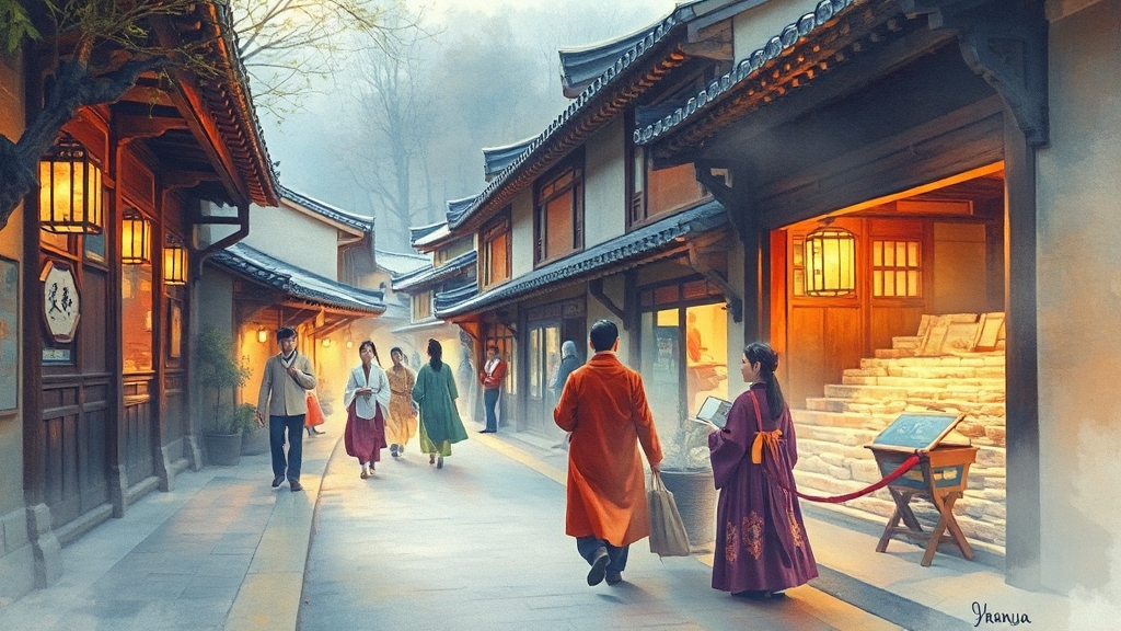 전주 한옥마을 필수 코스: 인생샷 명소, 맛집, 한복 대여, 주차 꿀팁 총정리 5 특별한 추억 만들기 (watercolor 스타일)