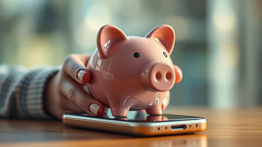 통신비 절약 팁 (realistic 스타일)