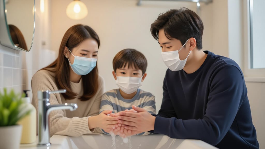 🛡️ 독감 예방, 이렇게 실천해요!