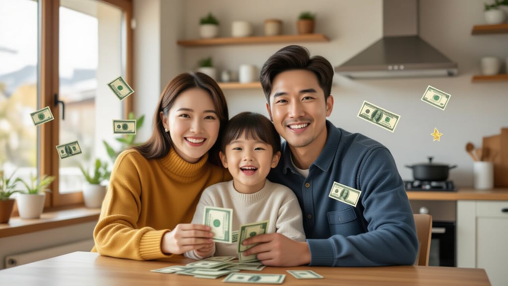 💰 지원금별 수령 금액 & 재정 지원 분석