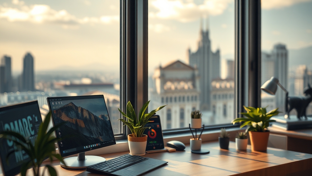 창 관리 단축키 활용법 (realistic 스타일)