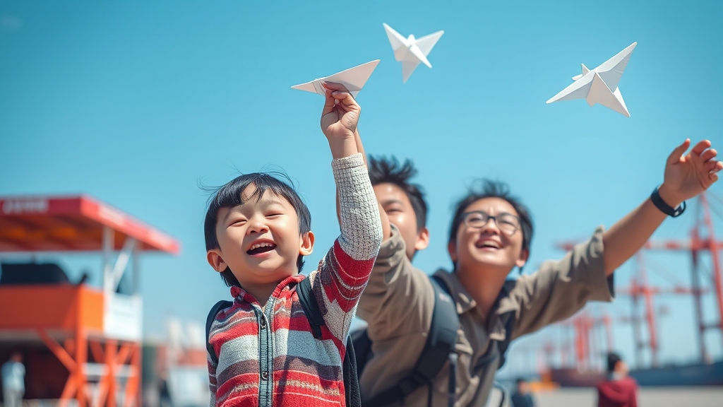 종이비행기 제작 꿀팁 (realistic 스타일)