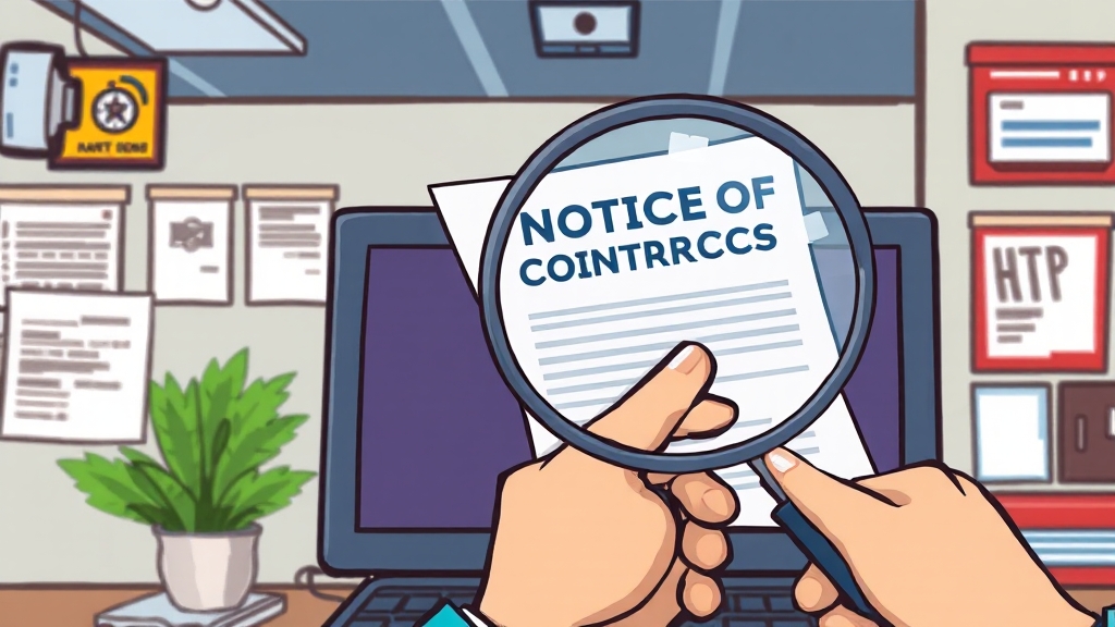 내용증명 발송 방법 (cartoon 스타일)