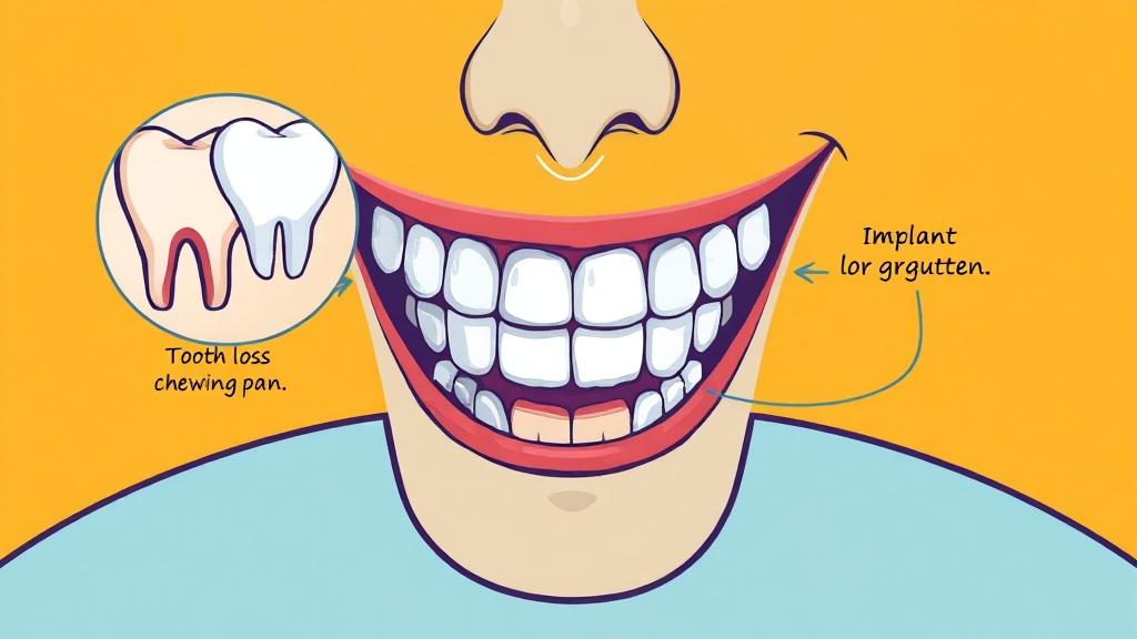 임플란트, 왜 필요할까? (cartoon 스타일)