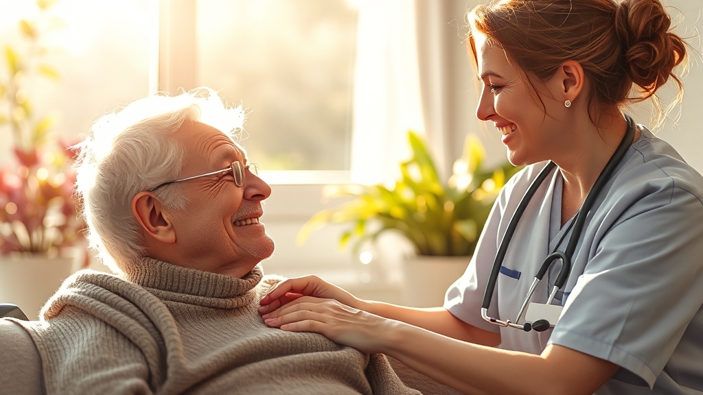 2026 요양보호사 변화 개요 (realistic 스타일)