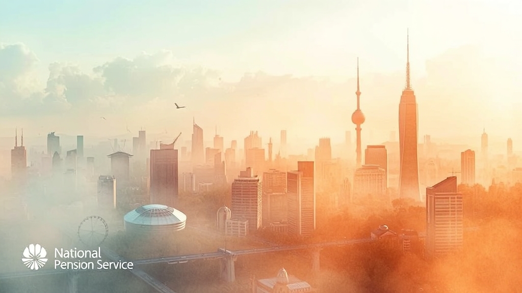 국민연금 운용의 과제 (watercolor 스타일)