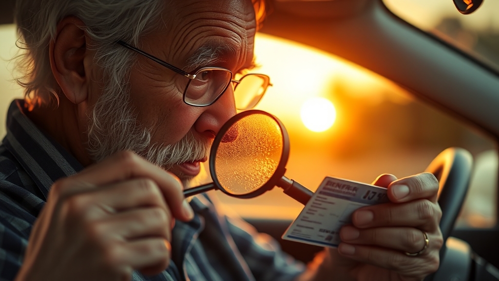 고령 운전자 관리 강화 (realistic 스타일)