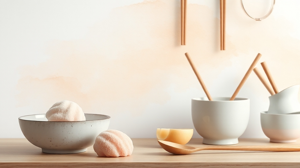 다이소 추천 주방용품 (watercolor 스타일)