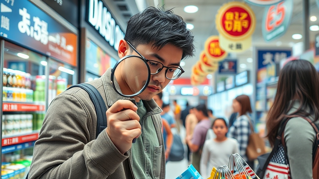 다이소 쇼핑 완전 정복: 추천템부터 꿀팁까지! (간식, 화장품, 주방용품) 7 다이소 쇼핑 시 주의사항 & 꿀팁 (realistic 스타일)