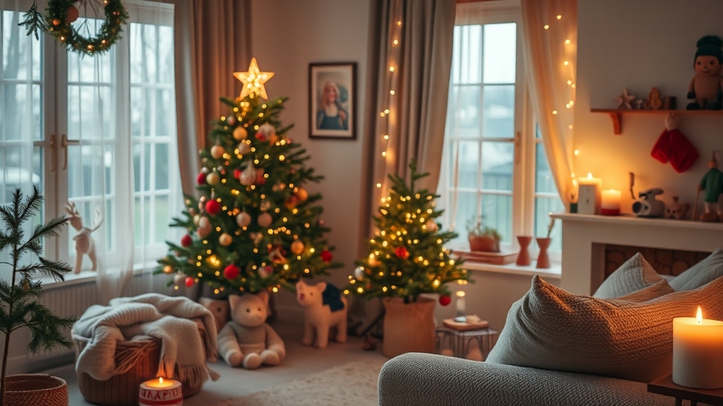 다이소 크리스마스 용품 총정리: 트리, 장식, 포장 & 인테리어 꿀팁까지! 5 다이소 소품 활용 인테리어 팁 (realistic 스타일)