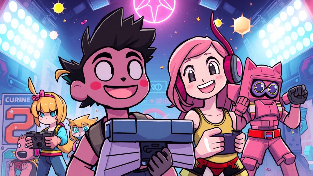 무료 게임이란 무엇일까요? (illustration 스타일)