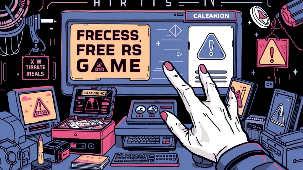 무료 게임, 이것만은 주의하세요! (illustration 스타일)