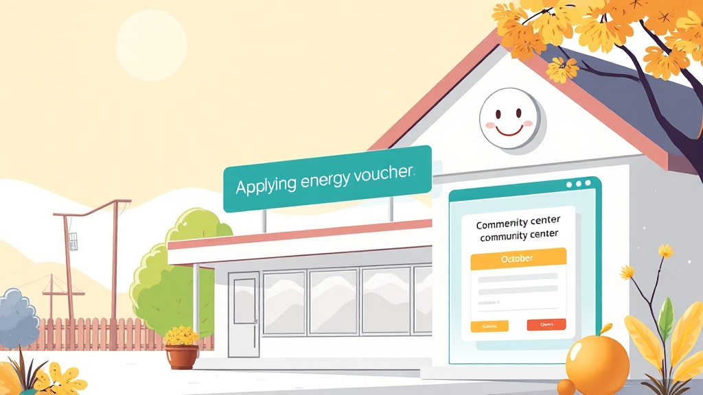 에너지바우처 2025 완벽 정리: 신청 자격, 금액 (최대 70만원) 및 사용법은? 5 신청 방법 안내 (illustration 스타일)