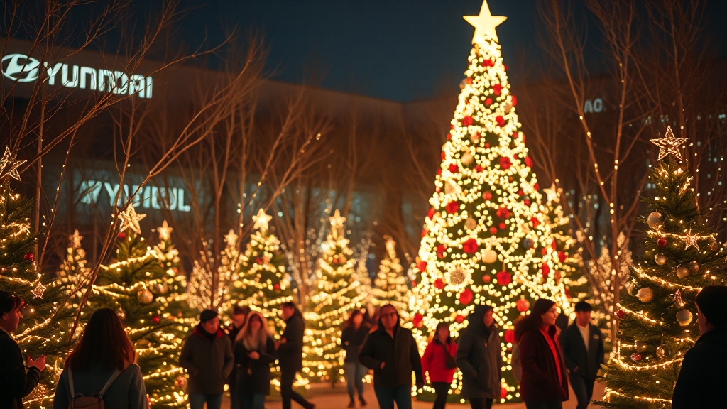 더현대 크리스마스 예약 (realistic 스타일)