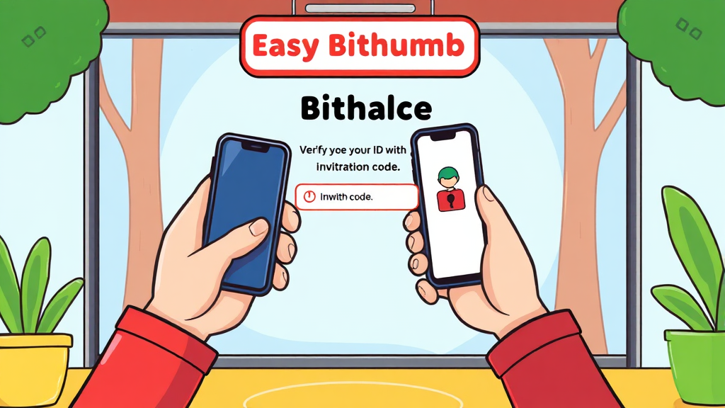 거래소 가입, 어렵지 않아요! (cartoon 스타일)