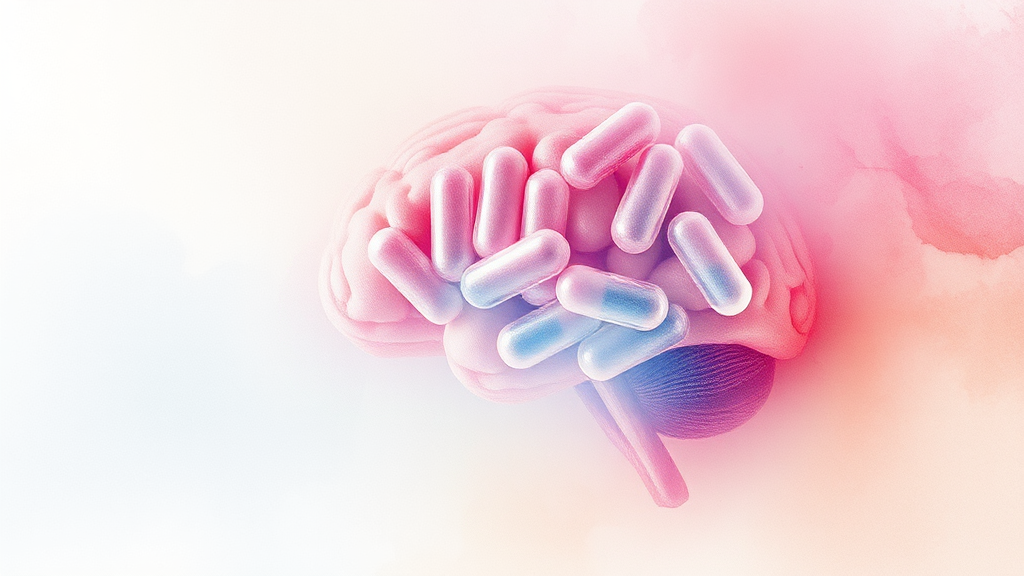 포스파티딜세린 부작용 및 주의사항 (watercolor 스타일)