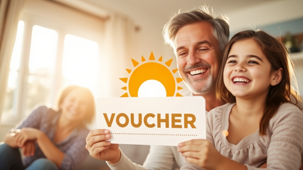 에너지바우처 신청 방법 (realistic 스타일)