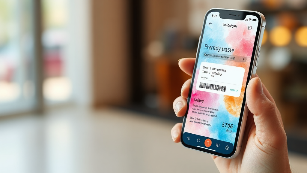 유니패스 앱으로 재발급! (watercolor 스타일)