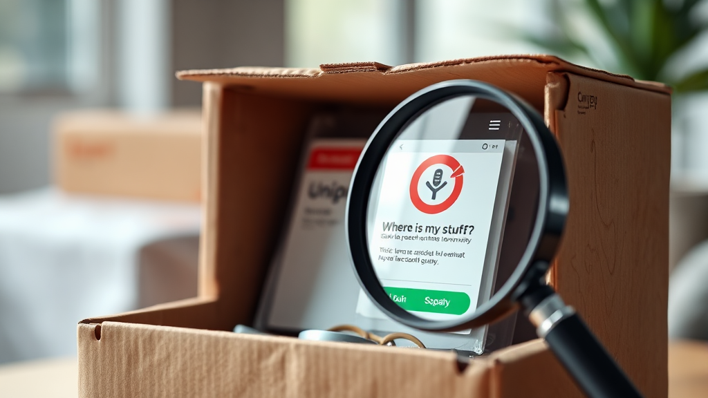 통관 내역, 쉽게 확인하자! (realistic 스타일)