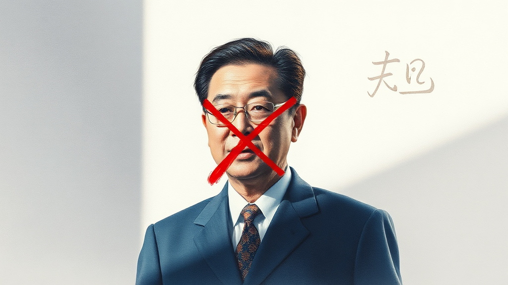 윤석열 전 대통령 조사 내용 (watercolor 스타일)