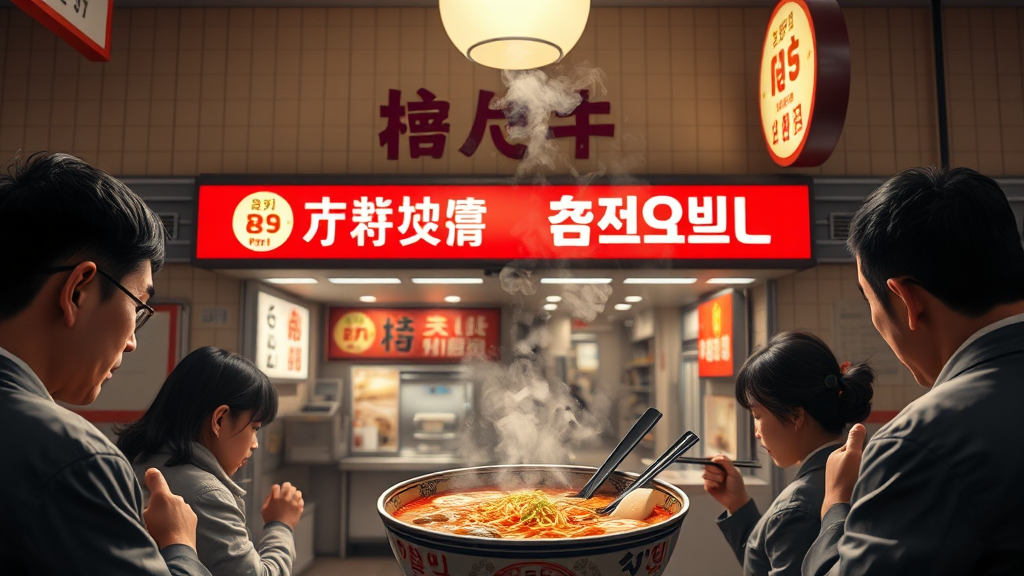 매장 위치 및 영업시간 안내 (realistic 스타일)