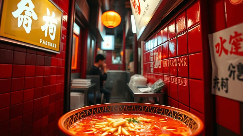 매장 특징 및 분위기 (realistic 스타일)