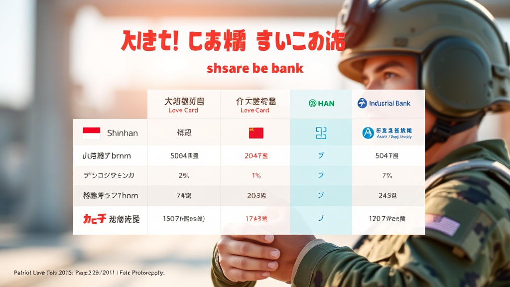 은행별 혜택 비교 분석 (realistic 스타일)