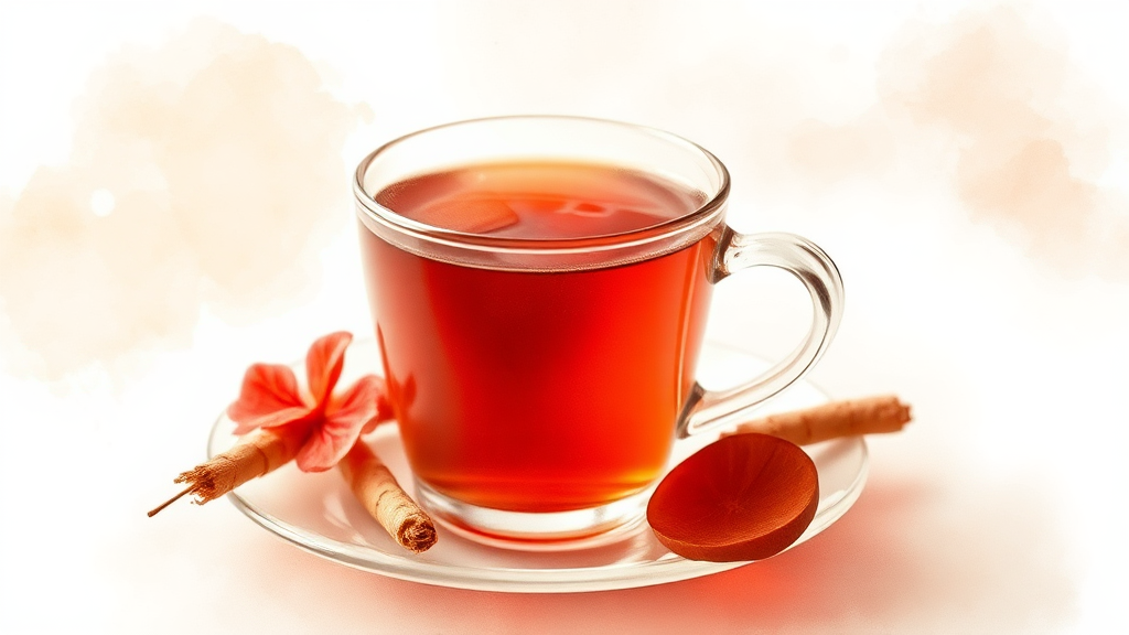 독감 예방을 위한 홍삼 섭취 방법 (watercolor 스타일)