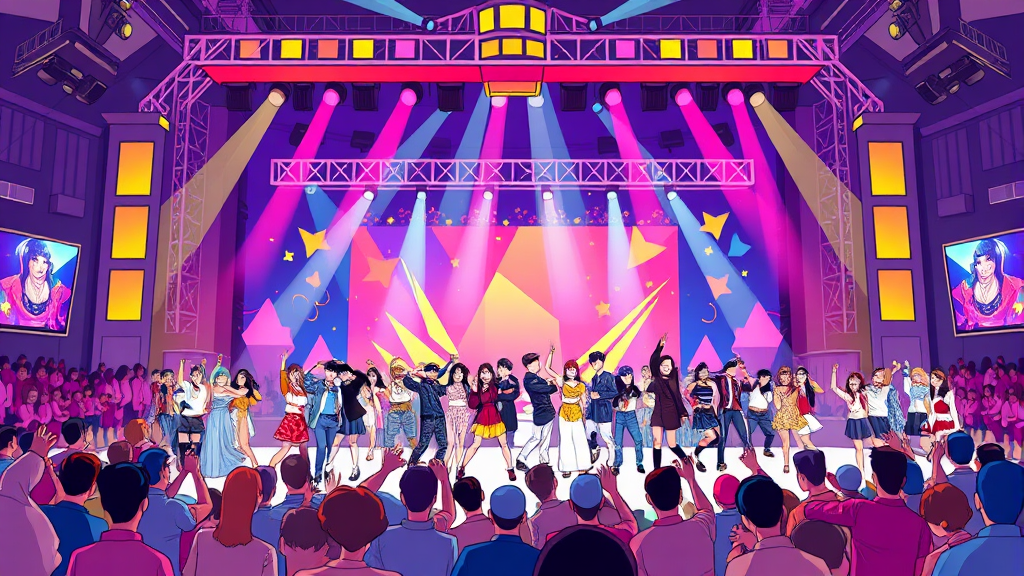 출연진 라인업 분석 (cartoon 스타일)