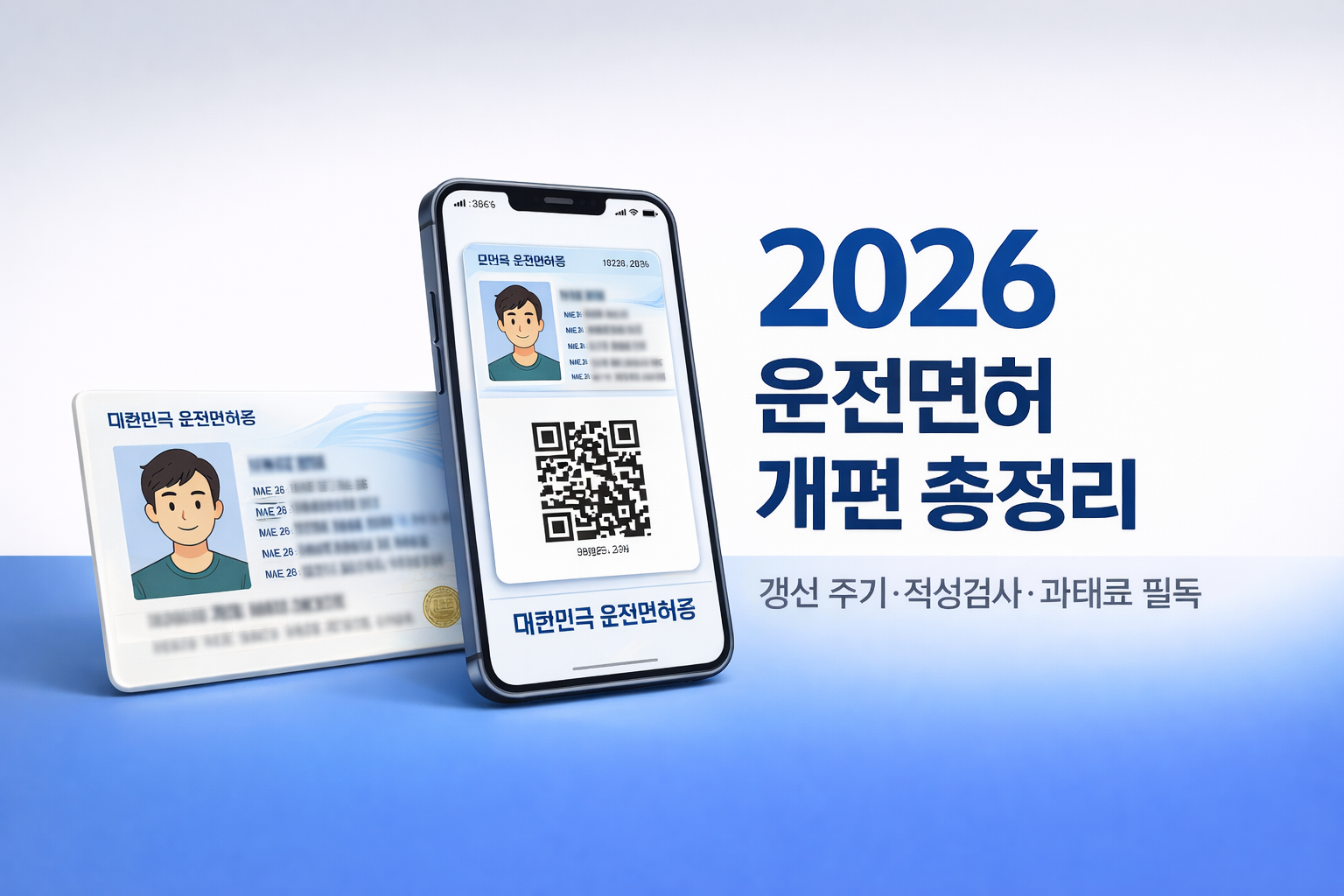 2026년 운전면허 개편 및 적성검사 주기 갱신 안내