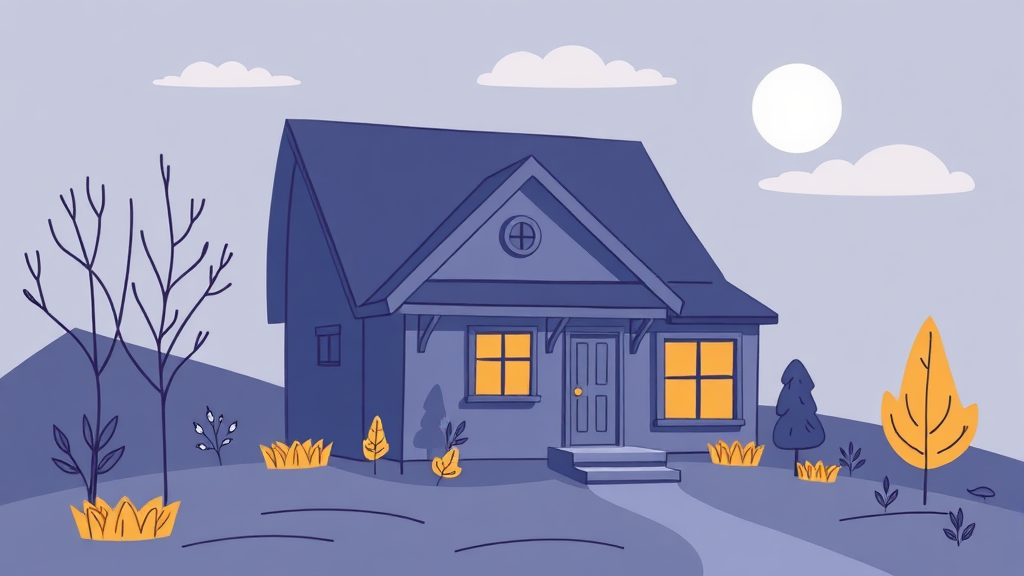 보금자리론 유의사항 (illustration 스타일)