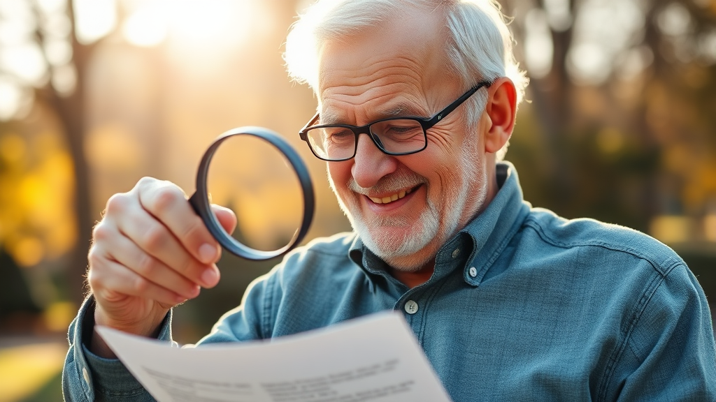 65세 이상 정부 지원금: 핵심 정보 (realistic 스타일)