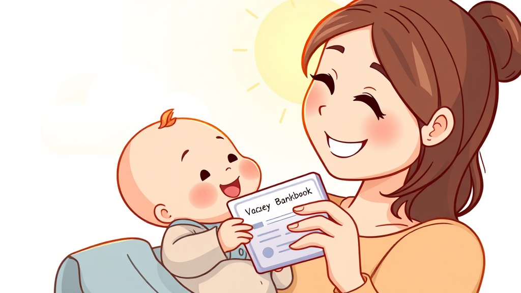 전국 공통! 기본 출산 혜택 (cartoon 스타일)