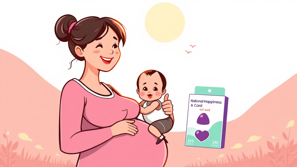 임신 관련 지원 정책, 뭐가 있을까? (cartoon 스타일)