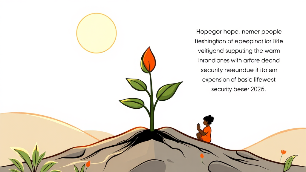 2026 기초수급자 선정 기준 (illustration 스타일)