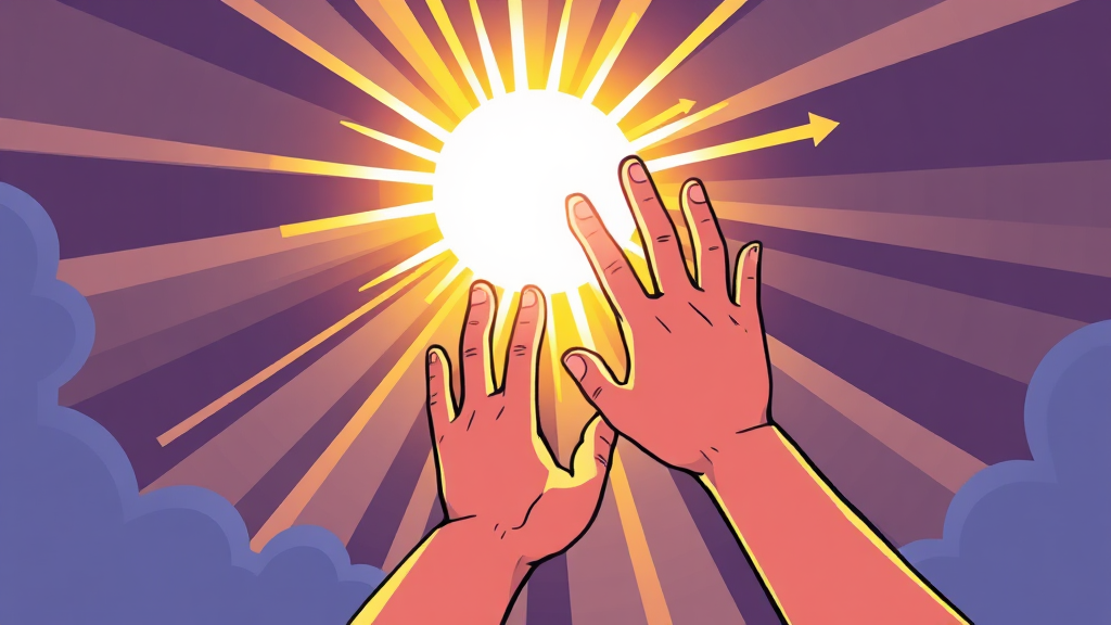 채무 탕감 성공 사례 (cartoon 스타일)