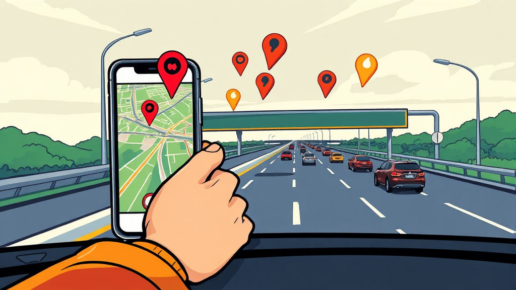 설 연휴 고속도로 CCTV 실시간 확인: 막힘 없는 귀성길 꿀팁 총정리 2 스마트폰으로 간편하게! 고속도로 CCTV 확인 방법 총정리 (cartoon 스타일)