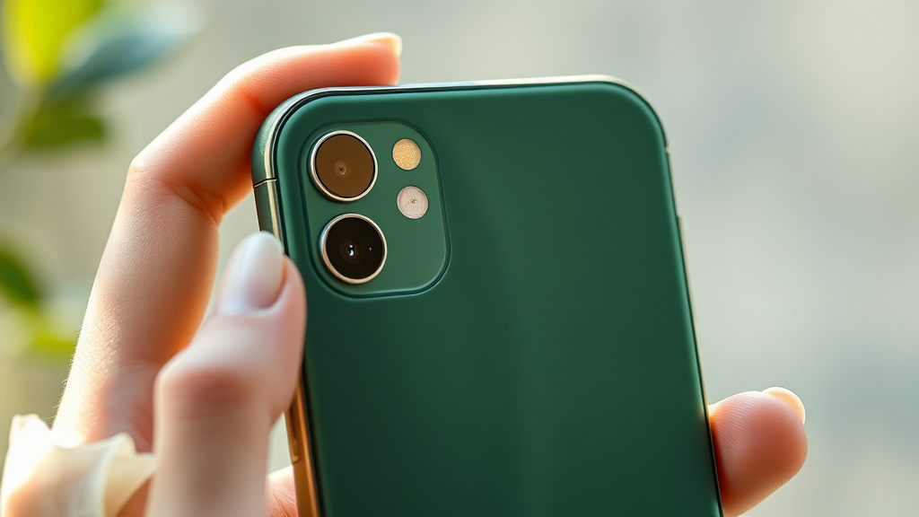 아이폰 17 세이지 그린: 실물 색감부터 구매 꿀팁까지 총정리 6 아이폰 17 세이지 그린, 구매 전 알아야 할 모든 것 (realistic 스타일)