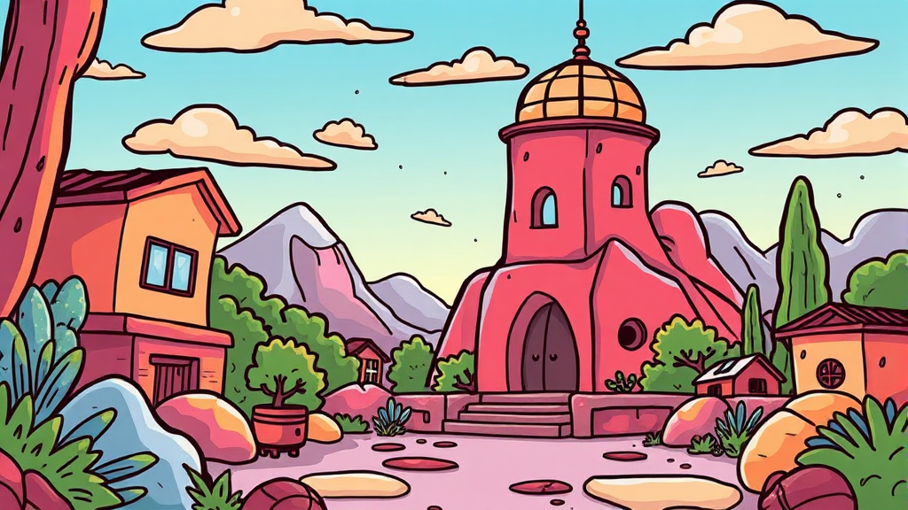 갤럭시 S26, AI로 스마트폰 경험을 혁신하다 (cartoon 스타일)