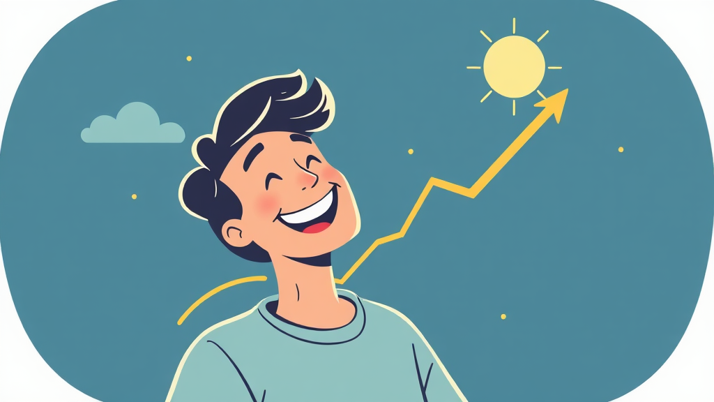 신용점수, 꾸준한 관리로 더 나은 금융 생활 만들기 (illustration 스타일)