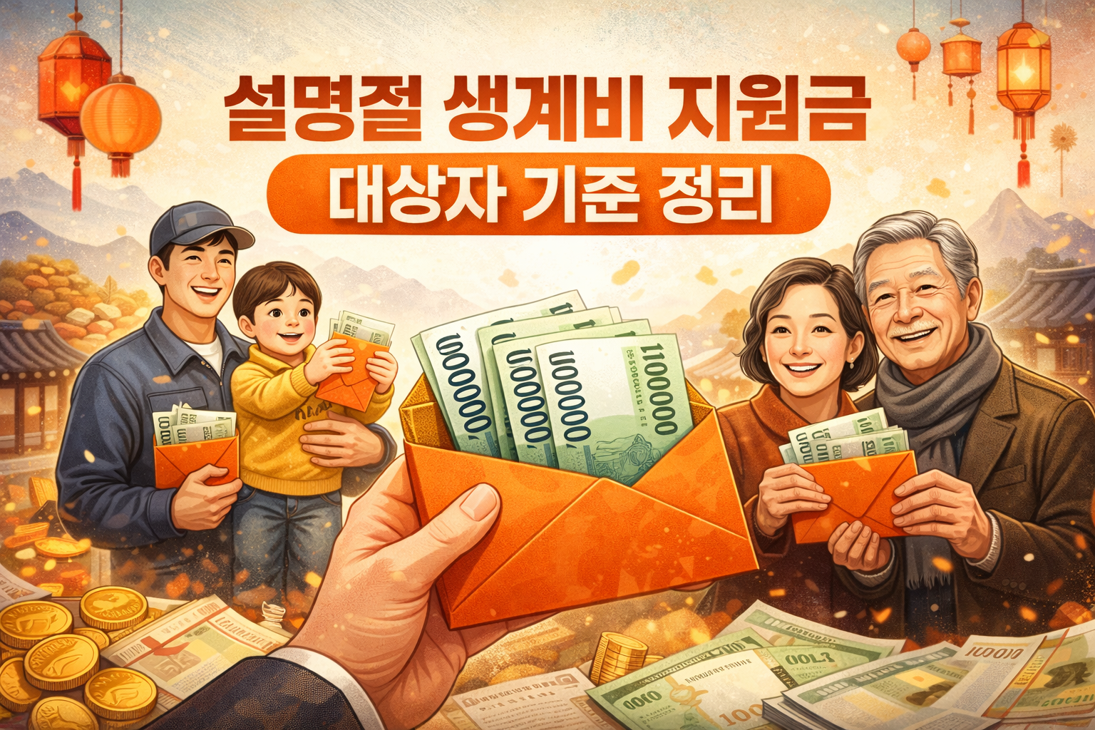 설명절 생게비 지원금